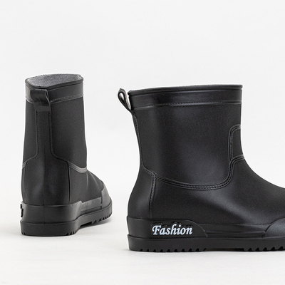 Cizme de ploaie de damă negre mat Aqapi - Încălțăminte