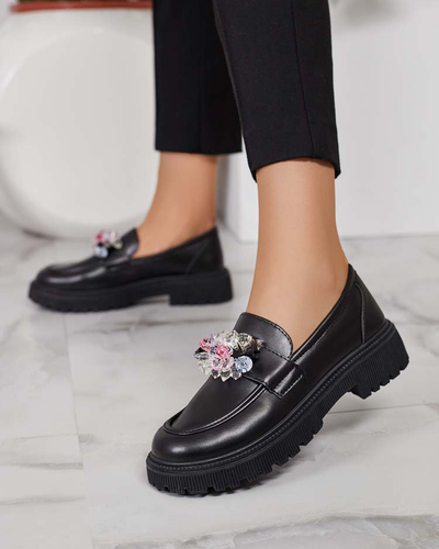 Royalfashion Mocasini de damă cu mărgele colorate Karonia