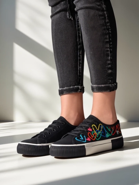 Sneakeri femei Royalfashion cu imprimeu Sercess