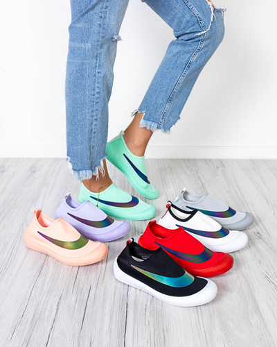 OUTLET Tenisi slip-on damă pudrați Lerick - Încălțăminte