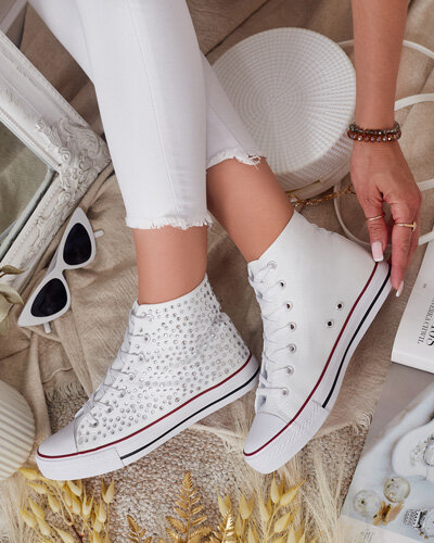 Royalfashion Adidași cu paiete pentru femei Shis