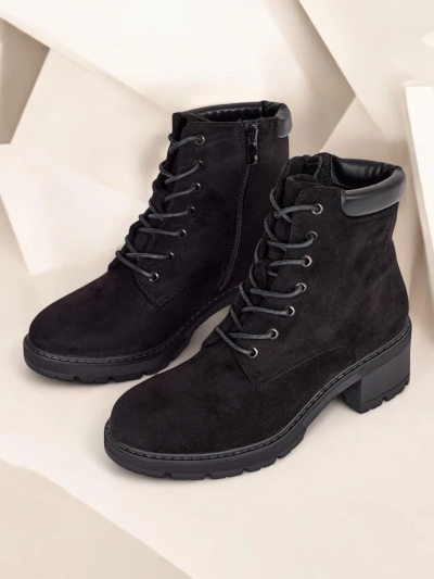 Royalfashion Botine cu siret pentru femei Esio