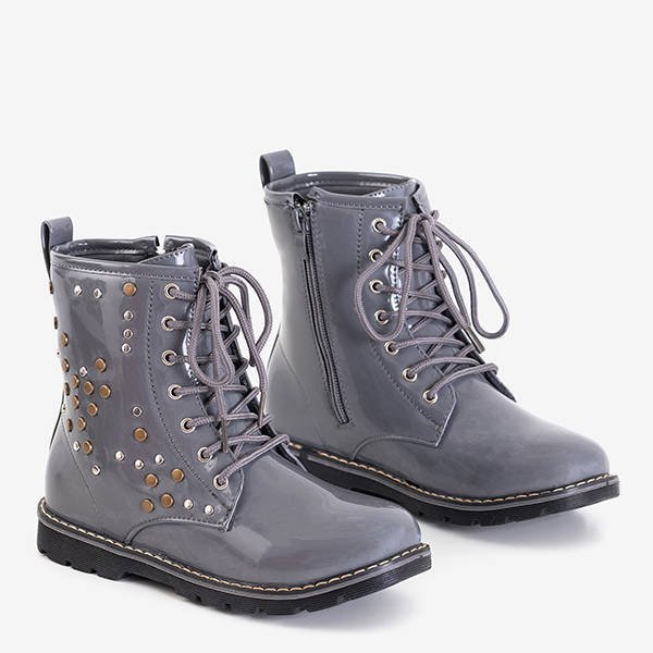 Genti Isibeal pentru copii lăcuite gri - Încălțăminte