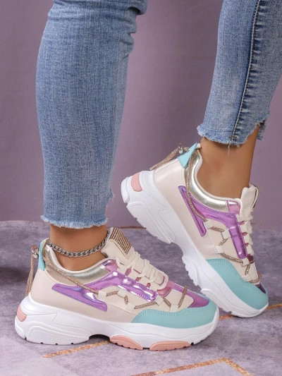 Royalfashion Sneakers colorate pentru femei Casiia