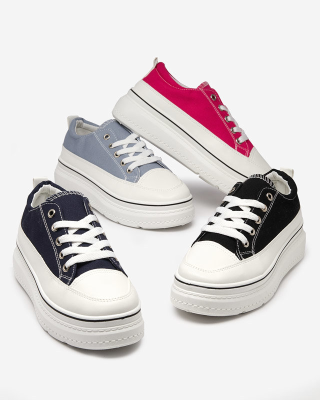 OUTLET Tenisi dama fuchsia pe platforma Veritar - Incaltaminte