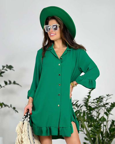 Royalfashion Rochie oversize de damă cu volane