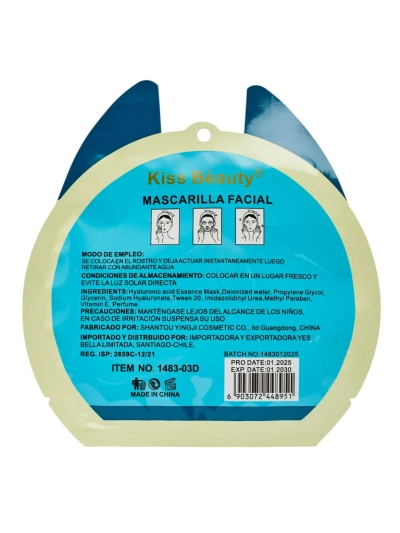 Mască facială tip șervețel cu acid hialuronic – hidratantă