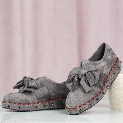 OUTLET Pantofi cu gri cu decorațiuni Phuket - Pantofi