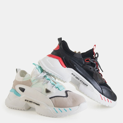 Adidași de sport pentru bărbați negri Mapsy - Încălțăminte