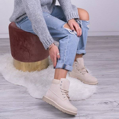 OUTLET Cizme de drumeție Be Happy, bej, izolate - încălțăminte