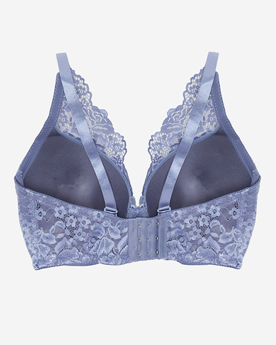 Sutien roz cu dantela mov - Lenjerie intima
