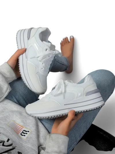 Royalfashion Adidașii sport pentru femei pe o platformă Revided