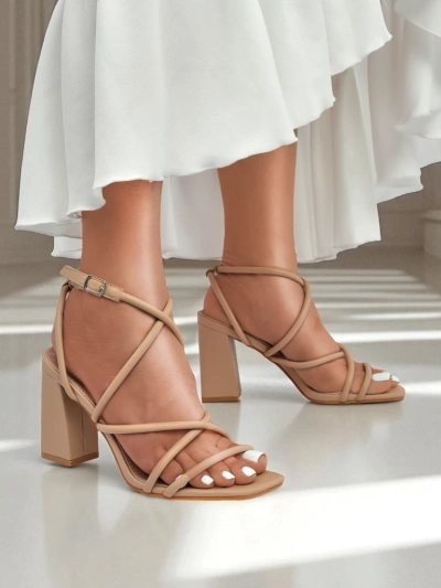 Sandale cu toc gros pentru femei Royalfashion Elysia