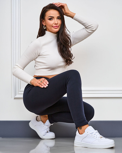Royalfashion Pantaloni treggings izolați pentru femei PLUS SIZE