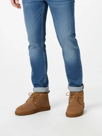 Ghete Bărbați Luna Maro Piele Casual de Iarnă