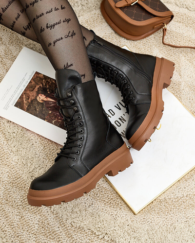 Royalfashion Cizme bagger pentru femei din piele ecologică Vederme