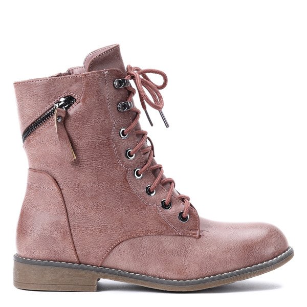 Różowe workery Didi- Obuwie