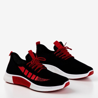 Încălțăminte sport bărbați Tornado negru și roșu - Încălțăminte