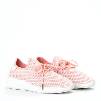 Sportowe buty w kolorze różowo - pomarańczowym Kaylee - Obuwie