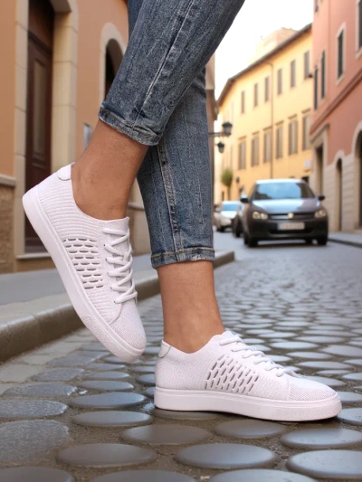 Royalfashion Pantofi sport din material pentru femei Norbiese