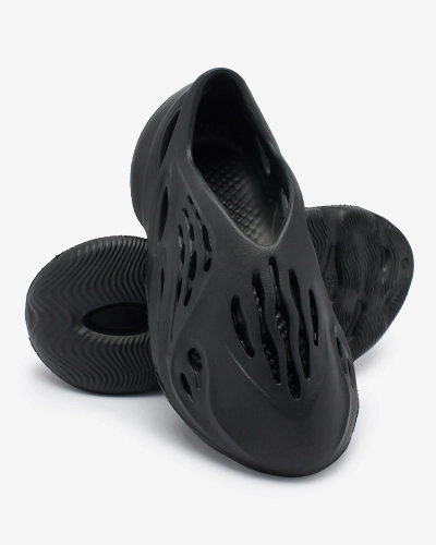 OUTLET Royalfashion Pantofi sport de damă negri cu decupaje Loydi