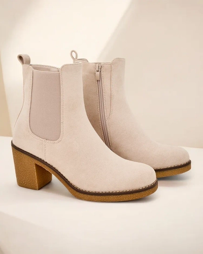 Cizme de damă din Eco-sueda Royalfashion pe postul Bregianka
