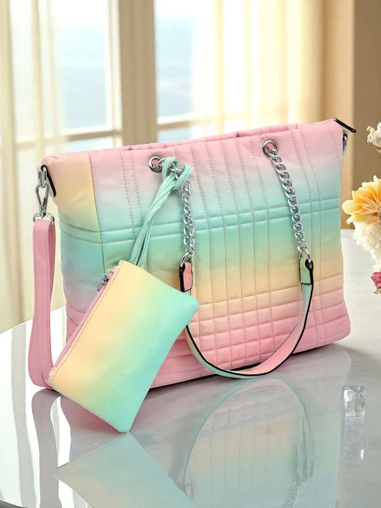 Royalfashion Geantă shopper mare de damă Ombre II