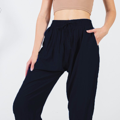 Pantaloni harem pentru femei Cobalt - Îmbrăcăminte