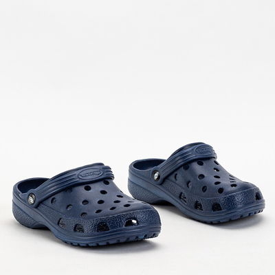 Papuci de piscina barbati bleumarin Saboti Brolen - pantofi