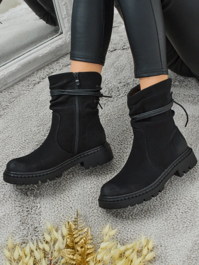 Botine dama mate Lumira