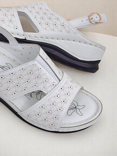 Royalfashion Sandale dama cu platformă joasă Comfort Chic