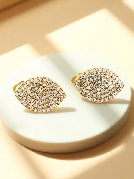 Royalfashion Cercei cu clips pentru femei cu zirconiu cubic