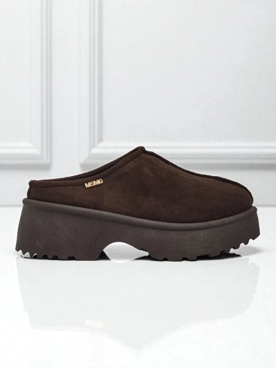 Botine scurte de damă a'la snowboots cu blană Calindra