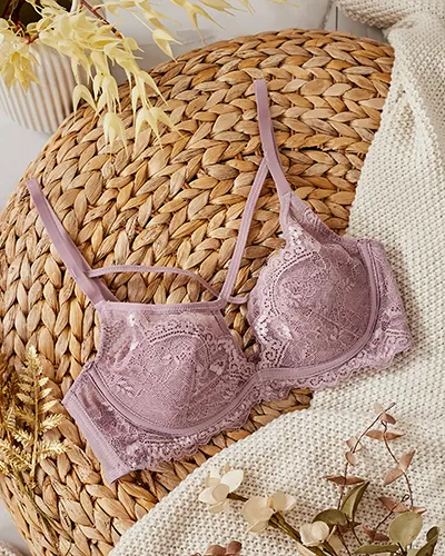 Royalfashion Sutien de damă cu bretele decorative