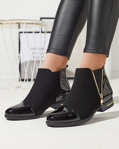 OUTLET Cizme negre de damă Ropenia- Footwear