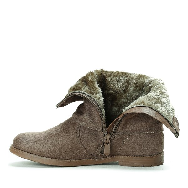 Zielone dziecięce botki Dakota- Obuwie