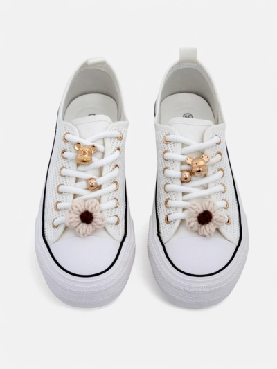 Adidași perforați pentru femei Royalfashion cu accesorii Osdo