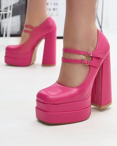 Pantofi cu toc înalt pentru femei Fuchsia Edisa - Încălțăminte