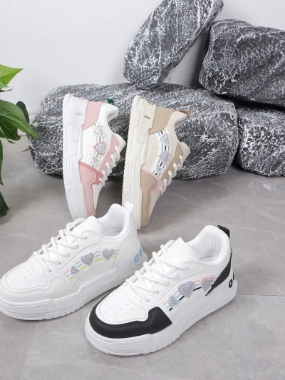 Royalfashion Încălțăminte sport pentru femei cu sclipici Samoles