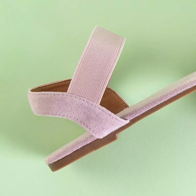 OUTLET Sandale Sprandu din piele ecologică pentru femei Violet - Încălțăminte