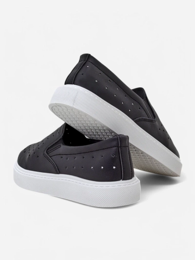 Royalfashion Pantofi slip-on perforați de femei Emayla