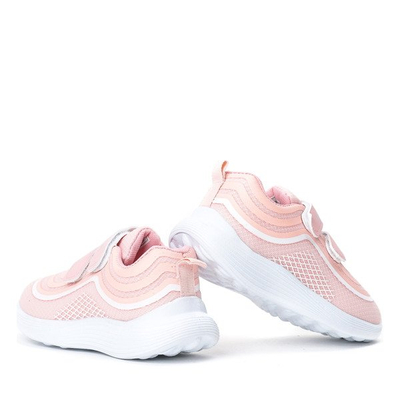 Dziecięce różowe buty sportowe Tonia - Obuwie