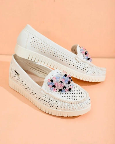 Royalfashion Mocasini de damă din mărgele ajurate Namis