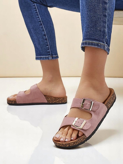 Sandale pentru femei Royalfashion cu catarame Foumy