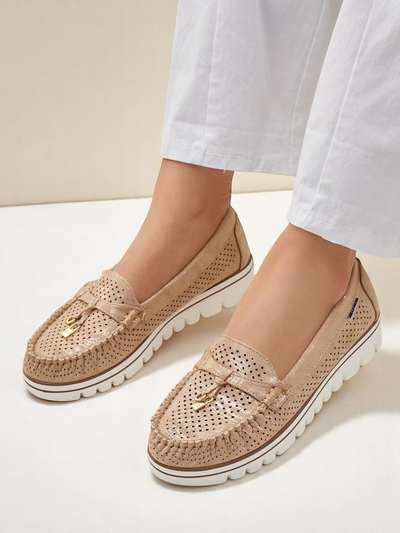 Mocasinile perforate Royalfashion pentru femei Elissas
