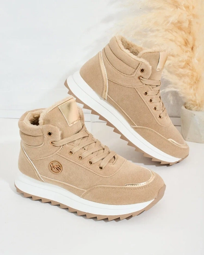 Royalfashion Adidași încălțați pentru femei cu blană Casill