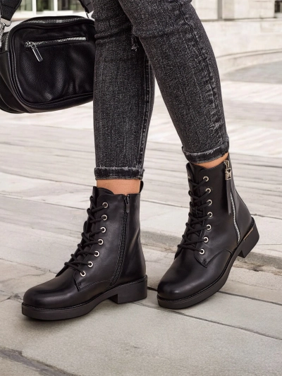 Cizme cu siret pentru femei Royalfashion Selocii