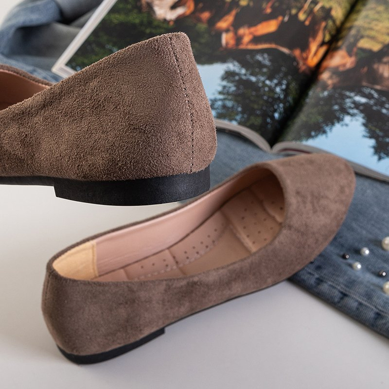 Balerini kaki pentru femei Lanvies - Încălțăminte