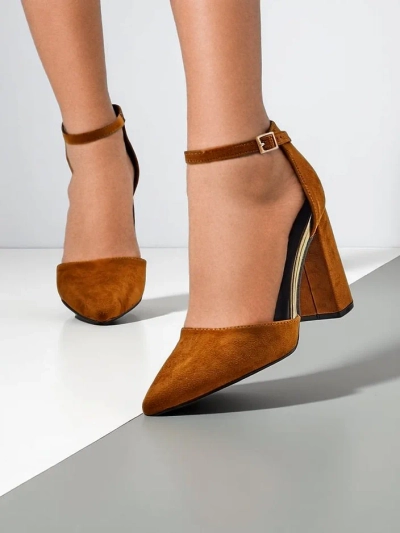 Pantofi din suede ecologic Royalfashion pentru femei Calde