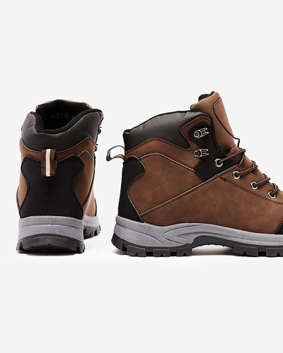 Royalfashion Trapperi de bărbați maro închis Nokuki